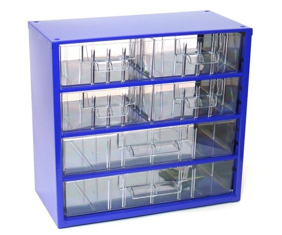 Závěsná skříňka Tokoz 06 4M+2L - modrá