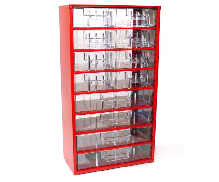 Závěsná skříňka Tokoz 12 8M+4L - červená