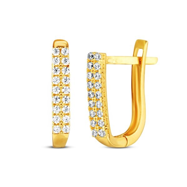 Náušnice se syntetickými kameny 236-227-400000 1.75g