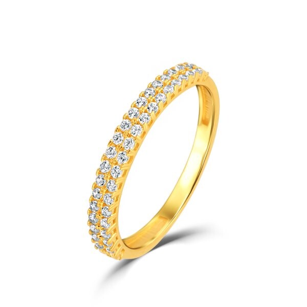 Prsten se syntetickými kameny 226-227-4000 54-1.20g