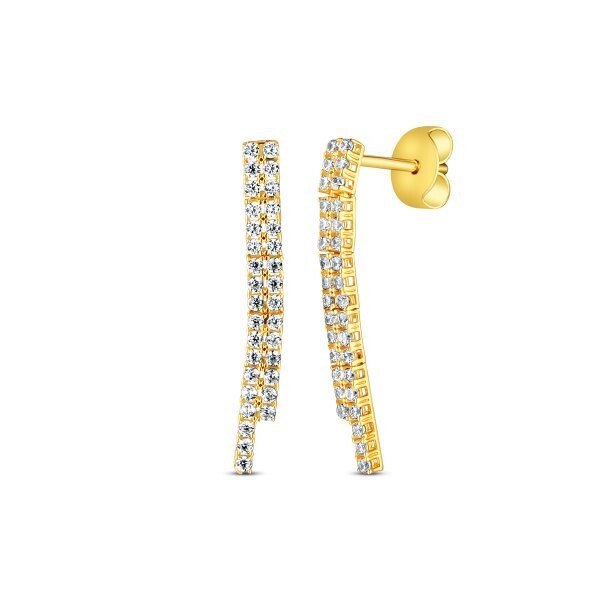 Náušnice se syntetickými kameny 236-227-600000 1.55g