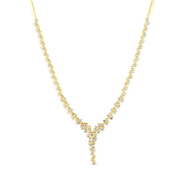 Náhrdelník se syntetickými kameny 276-227-3100 45-8.50g