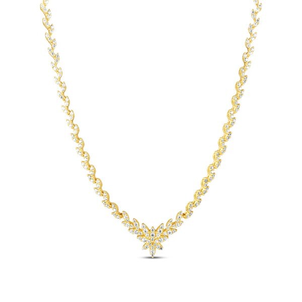 Náhrdelník se syntetickými kameny 276-227-1570 45-10.80g