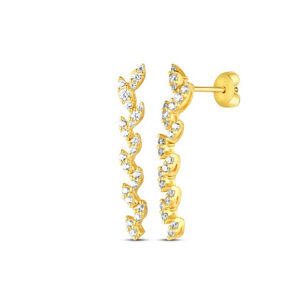 Náušnice se syntetickými kameny 236-227-158000 2.25g