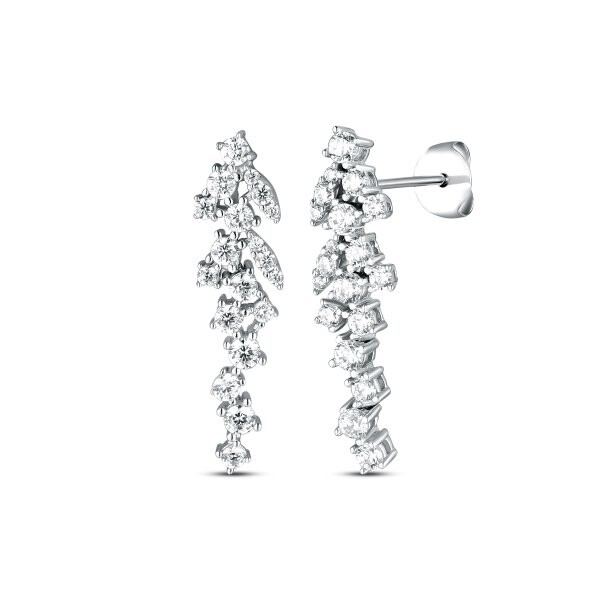 Náušnice se syntetickými kameny 336-227-230000 2.40g