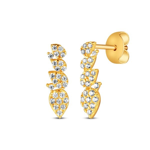 Náušnice se syntetickými kameny 236-227-200000 1.40g