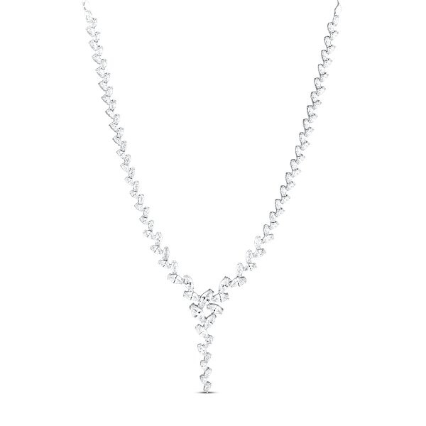 Náhrdelník se syntetickými kameny 376-227-2270 45-11.80g