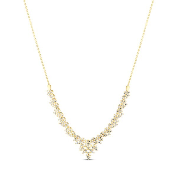 Náhrdelník se syntetickými kameny 276-227-200000 4.90g