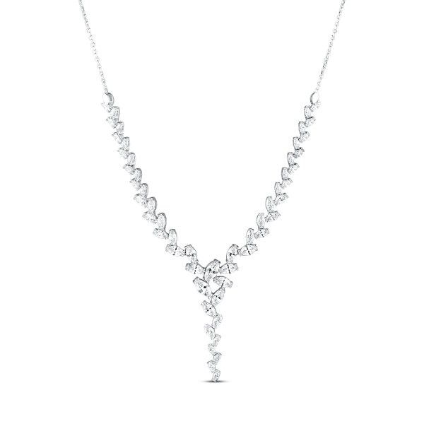 Náhrdelník se syntetickými kameny 376-227-880000 6.80g