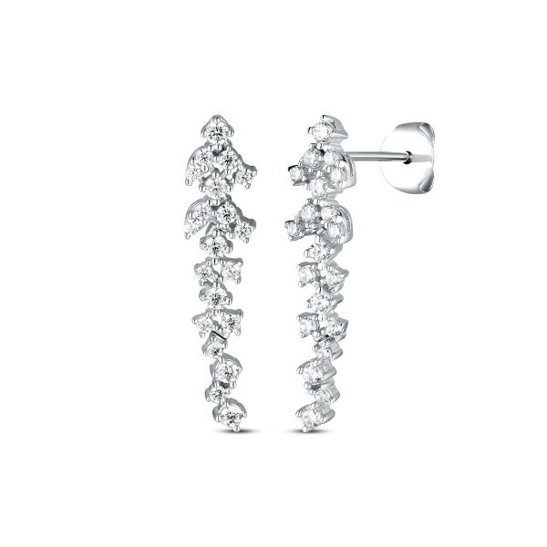 Náušnice se syntetickými kameny 336-227-690000 2.25g