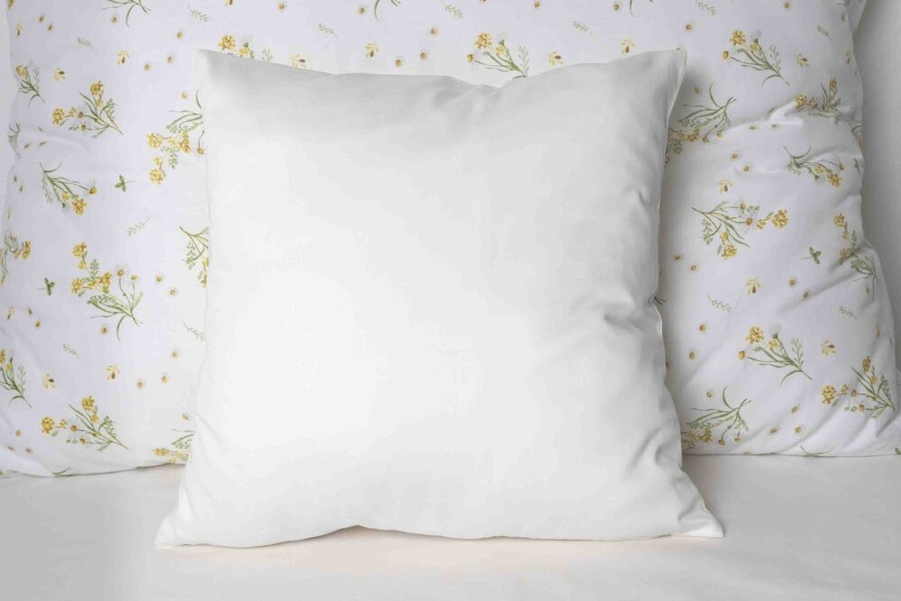 Polášek Jednobarevný povlak na polštář Jersey - Bílá | 40 x 40 cm