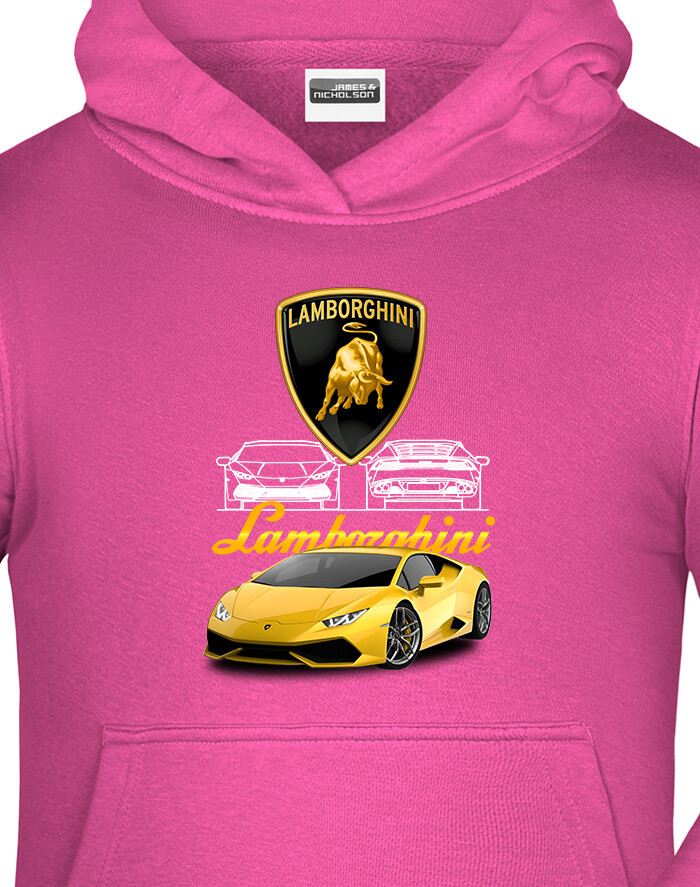 Dětská mikina Lamborghini  - kvalitní tisk a rychlé dodání