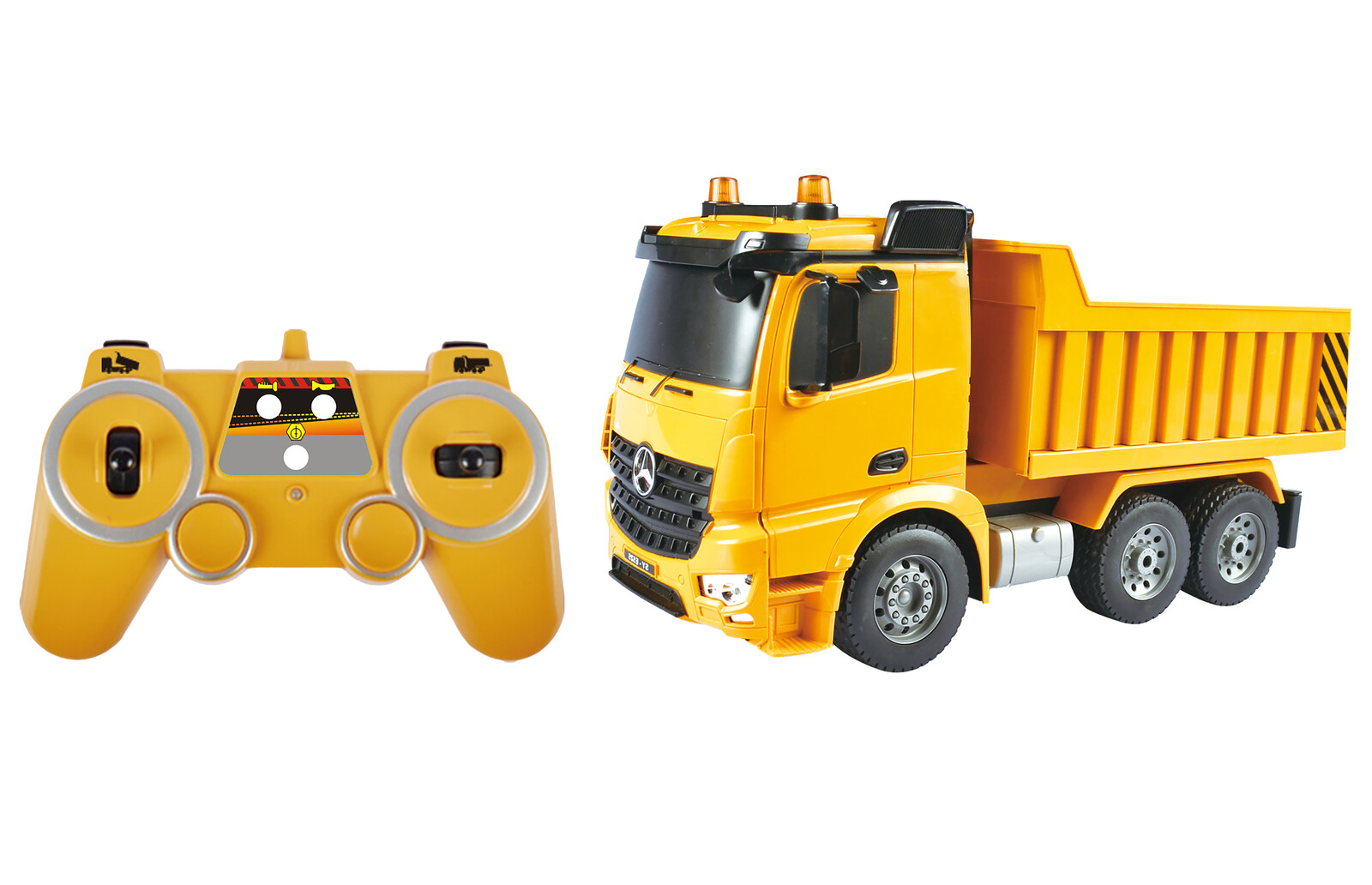 Mercedes Auto sklápěč RC na dálkové ovládání 35 cm