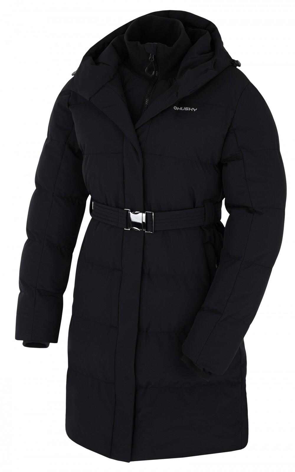 Husky Dámský hardshellový plněný kabát Nerine L black Velikost: L