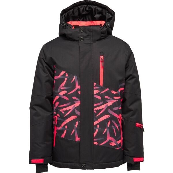 Lewro WISTERIA Dívčí zimní bunda, černá, velikost 140-146