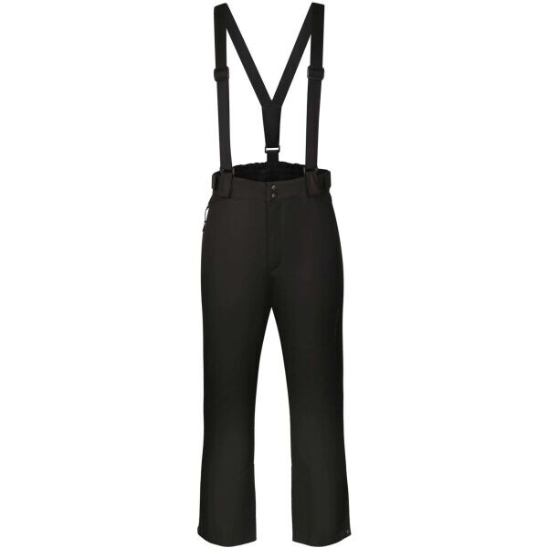 ALPINE PRO YCED Pánské lyžařské kalhoty, černá, velikost