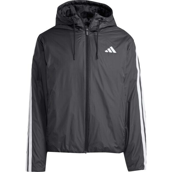 adidas ESSENTIALS 3-STRIPES INS HD JACKET Pánská bunda, černá, velikost