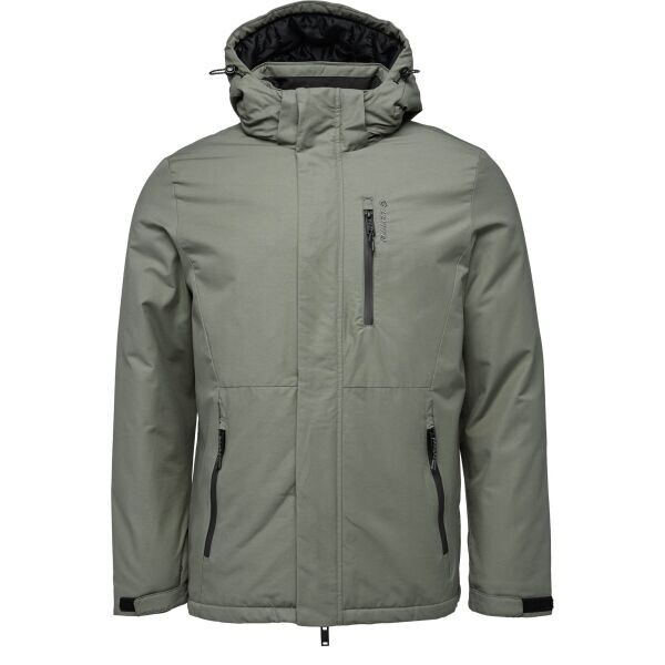 Lotto HOFER Pánská zimní bunda, tmavě zelená, velikost