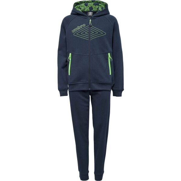 Umbro ASMUND Chlapecká tepláková souprava, tmavě modrá, velikost 140-146