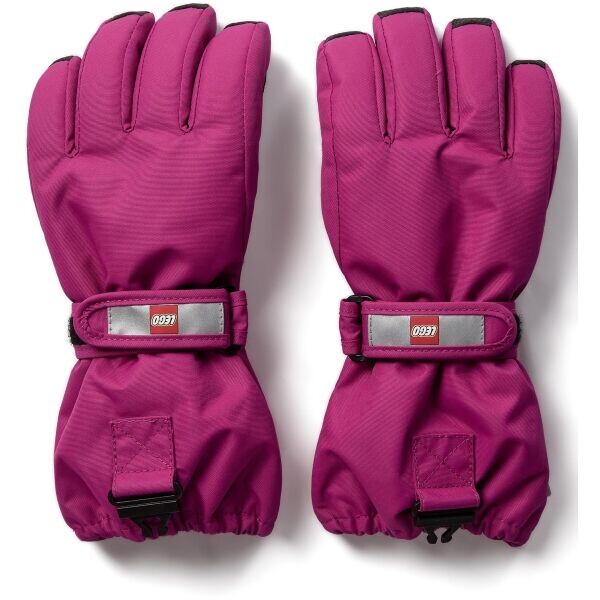 LEGO® kidswear LWATLIN 700 Dětské lyžařské rukavice, růžová, velikost