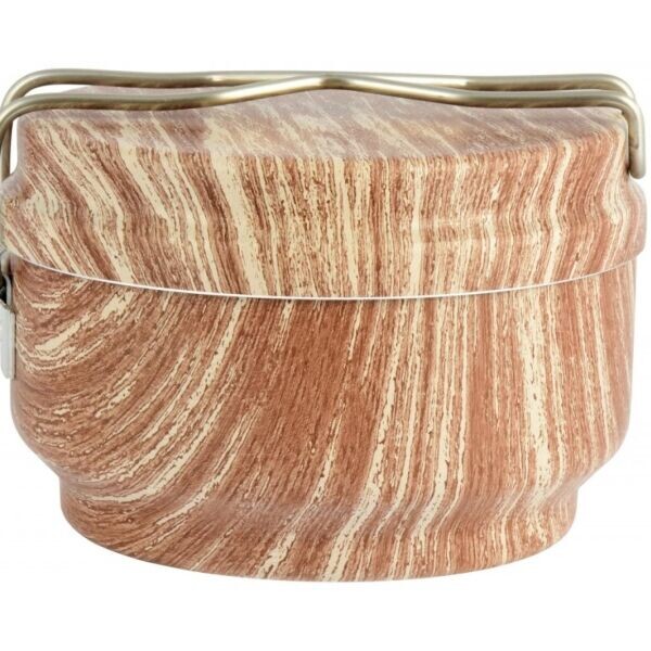 ALB WOOD Třídílna sada ešusu, hnědá, velikost