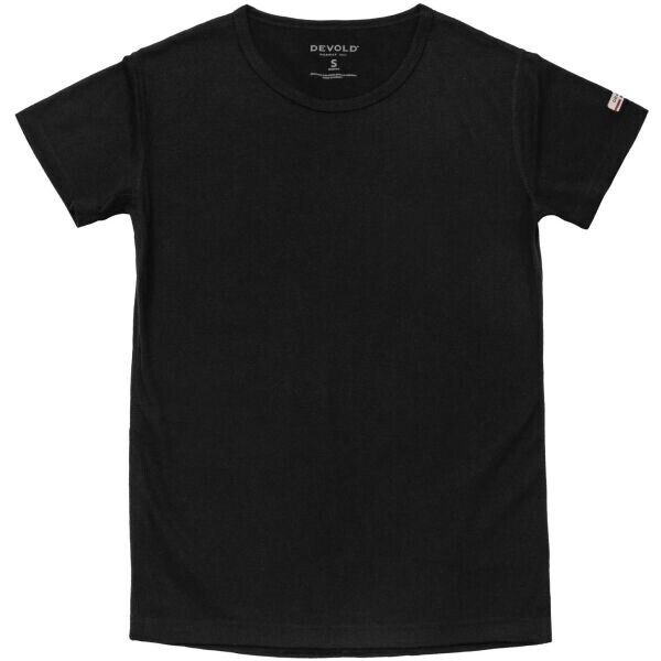 Devold BREEZE PLUS MERINO 200 Dámské merino tričko, černá, velikost