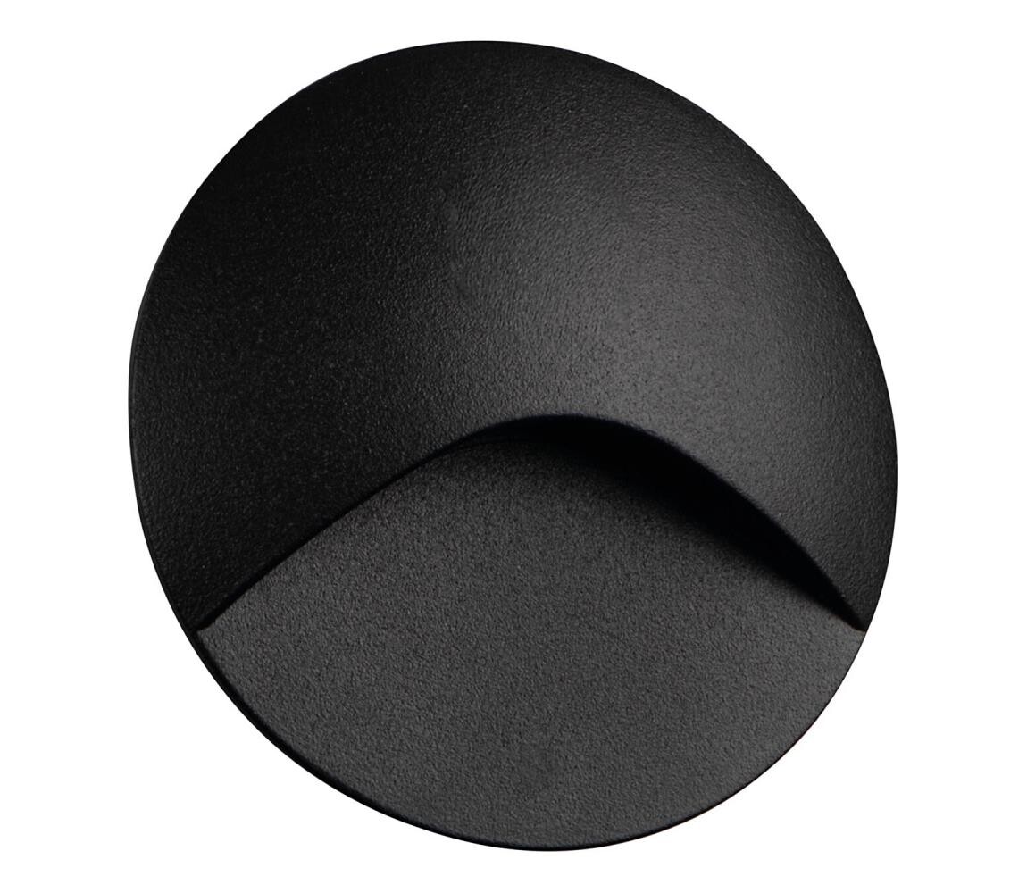 39121 - LED Schodišťové svítidlo EXIN LED/2,5W/230V 3000K IP65 černá kul. 39121