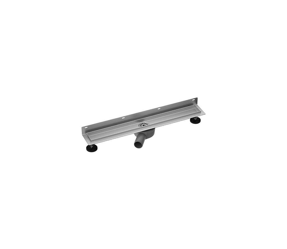 BEMETA Sprchový žlab 74x10 cm stříbrná 254653231