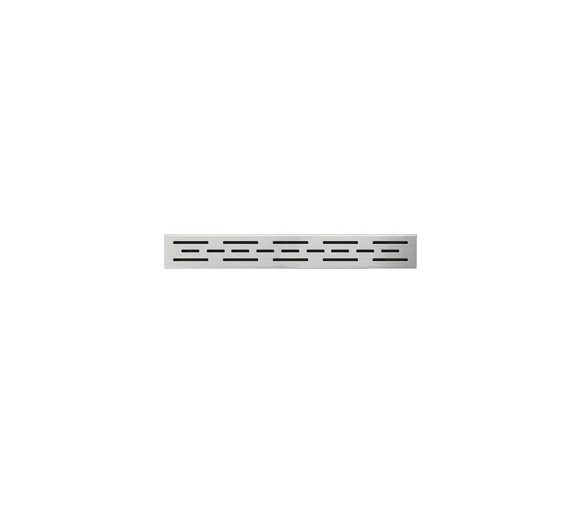 BEMETA Odtoková mřížka 49,5x2,3 cm nerez/stříbrná 254657415
