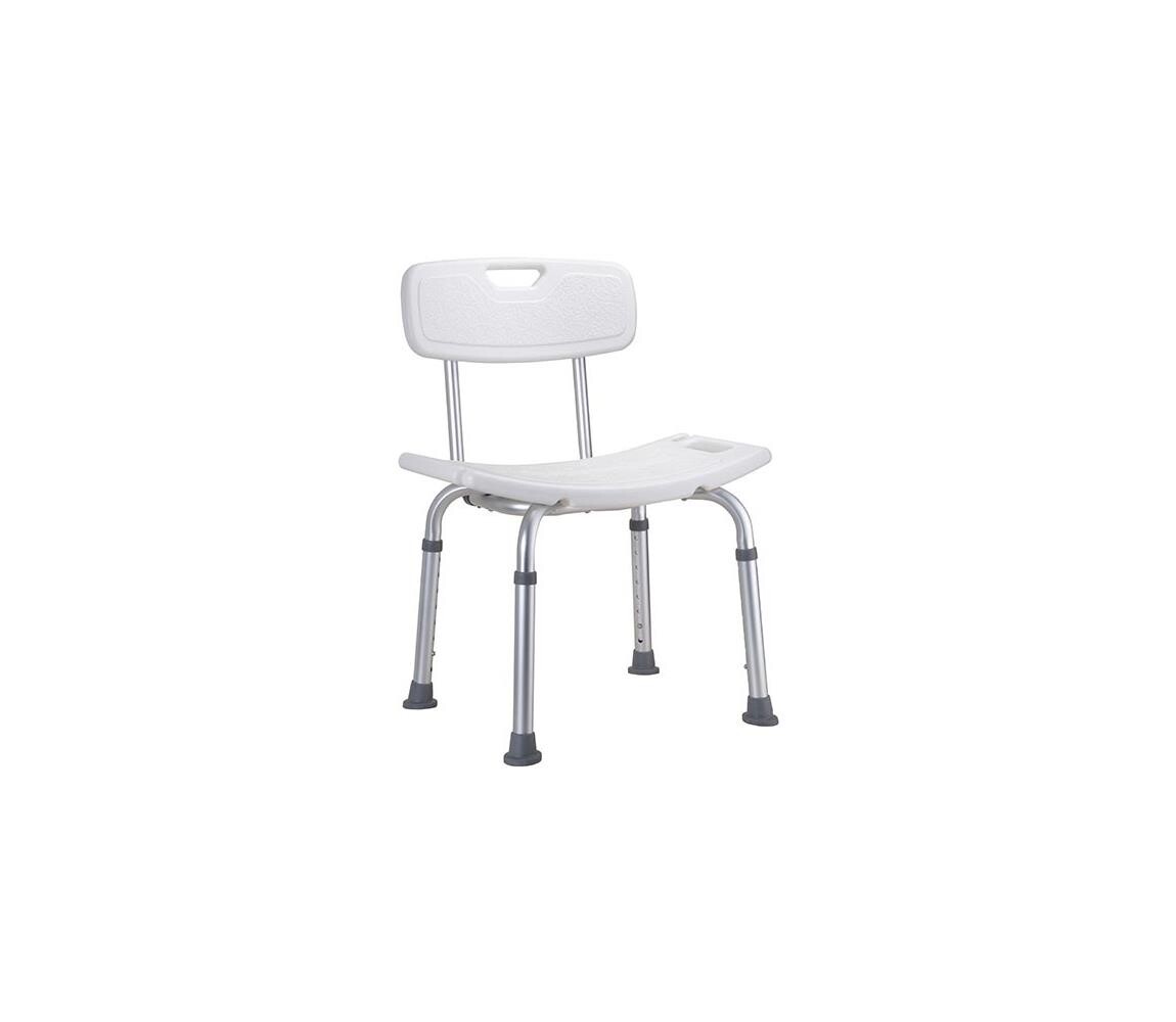 BEMETA Stolička do sprchy 51x67 cm stříbrná/bílá 353125123