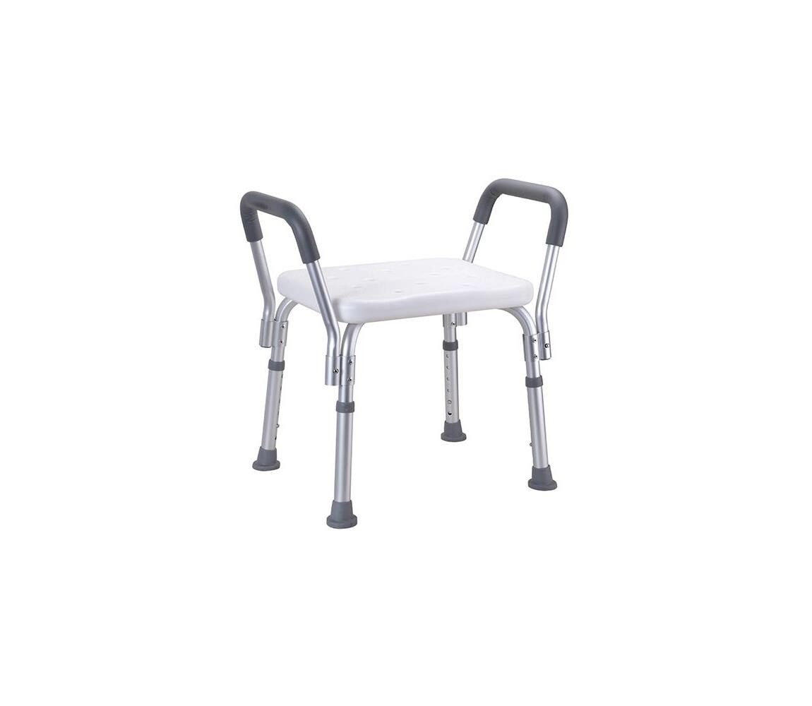 BEMETA Stolička 55,5x56 cm stříbrná/bílá 353125103