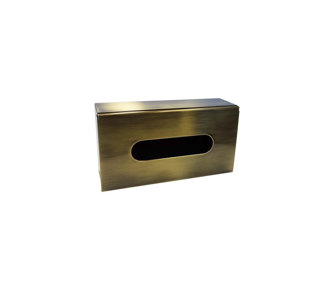 BEMETA Zásobník kapesníků 25x13 cm bronzová 102303022