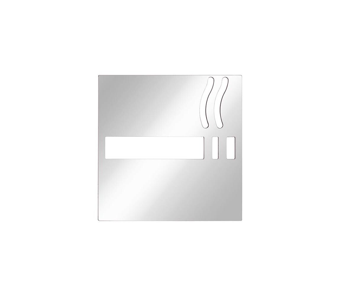 BEMETA Ikona Kouření 12x12 cm nerez/stříbrná 111022012