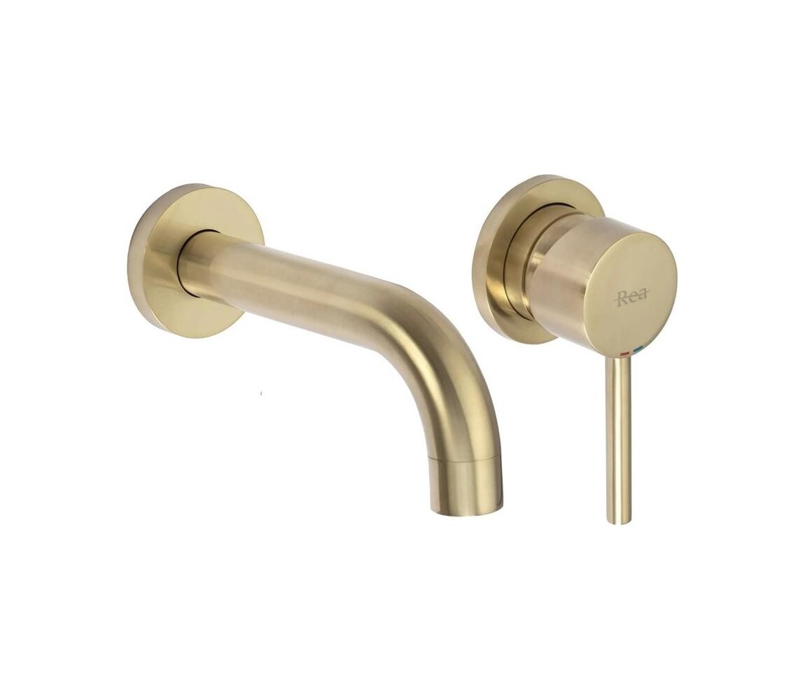 REA-B8652 - Umyvadlová baterie pro podomítkovou instalaci LUNGO broušená zlatá REA-B8652