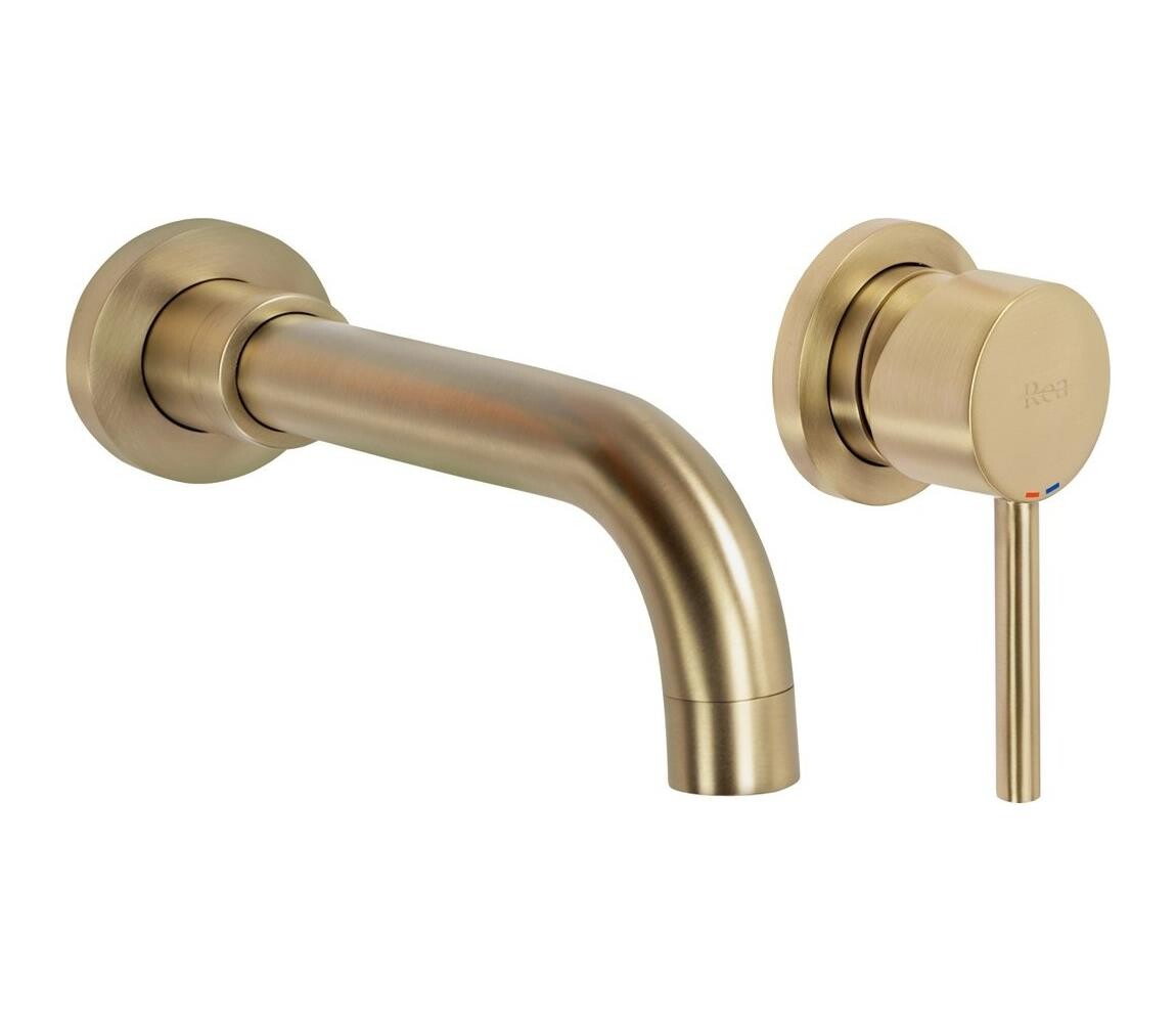 REA-B4109 - Umyvadlová baterie pro podomítkovou instalaci LUNGO broušená zlatá REA-B4109