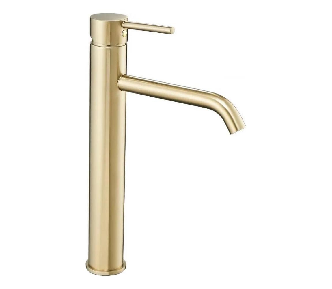 REA-B9409 - Umyvadlová baterie LUNGO 28 cm zlatá REA-B9409