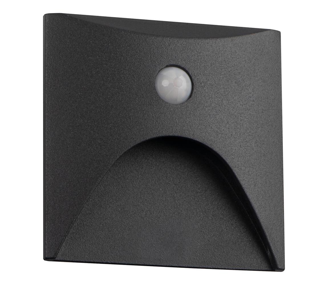 39143 - LED Schod. svítidlo se senz. EXIN 2,5W/230V 4000K IP65 antr. hr. 39143