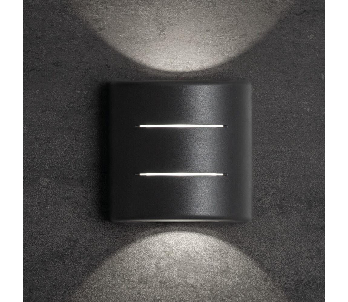 39184 - LED Venkovní nástěnné svítidlo REFAZI LED/6W/230V IP54 antracit 39184