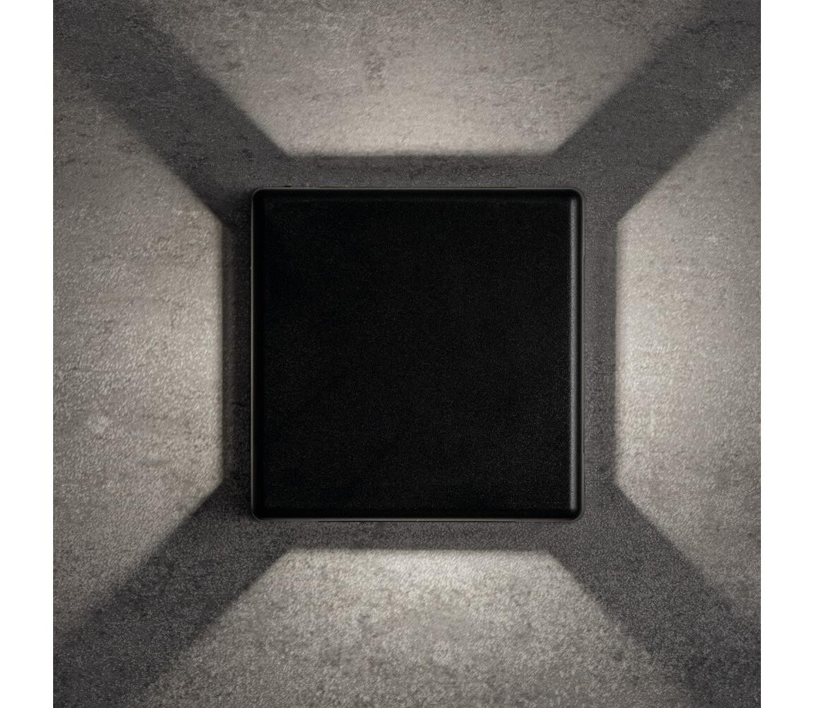 39182 - LED Venkovní nástěnné svítidlo REFAZI LED/6W/230V IP54 černá 39182