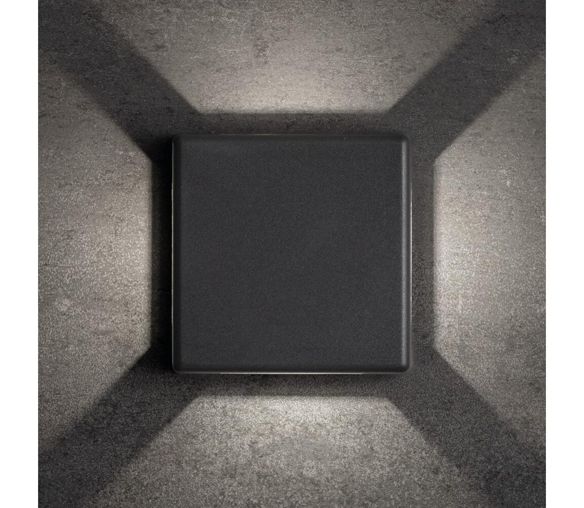 39181 - LED Venkovní nástěnné svítidlo REFAZI LED/6W/230V IP54 antracit 39181