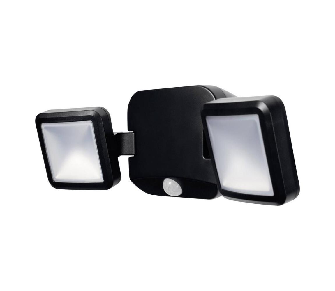 Osram - LED Venkovní nástěnný reflektor se senzorem BATTERY 2xLED/5W/4xD IP54 4099854497551