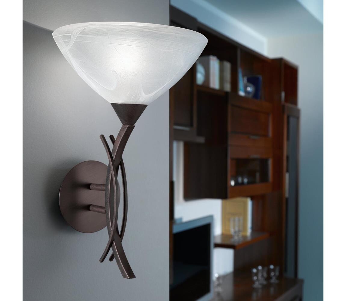 EGLO 91434 - Nástěnné svítidlo VINOVO 1xE27/60W 91434