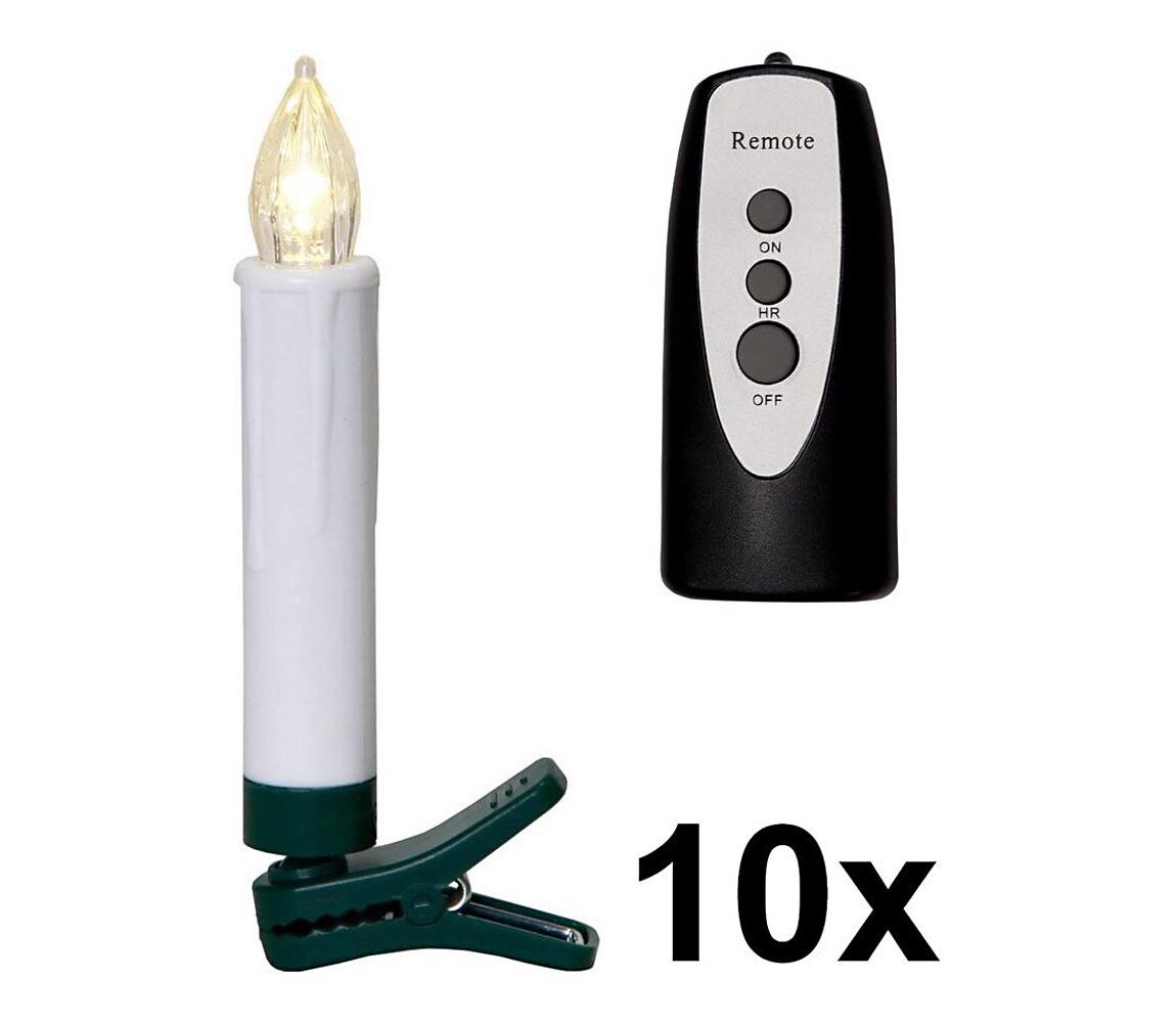 Eglo 410003 -SADA 10x LED Osvětlení na vánoční stromek 1xLED/0,06W/1xAA IP44 +DO 410003