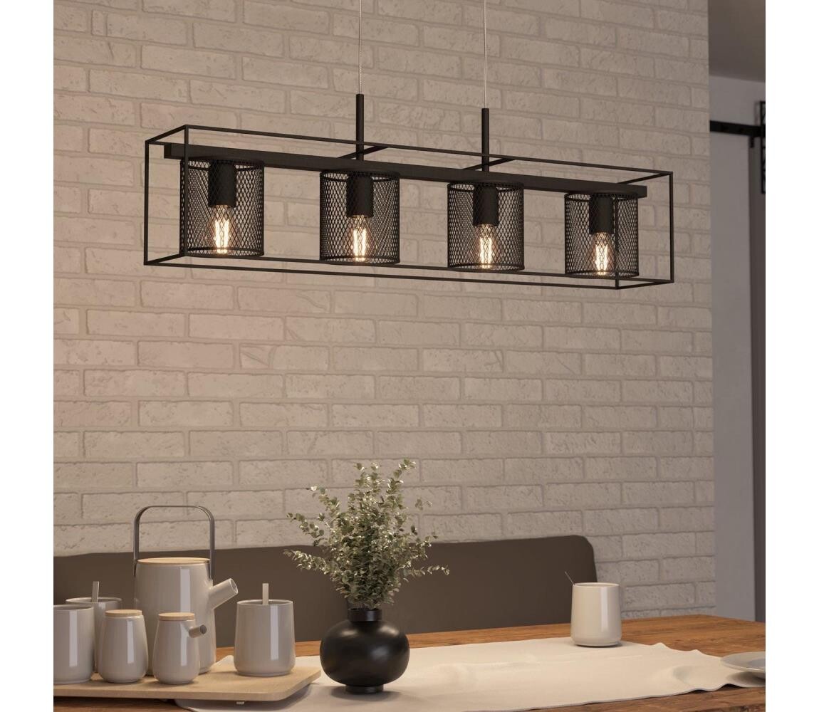 Eglo 43773 - Lustr na lanku CATTERICK 4xE27/40W/230V 43773