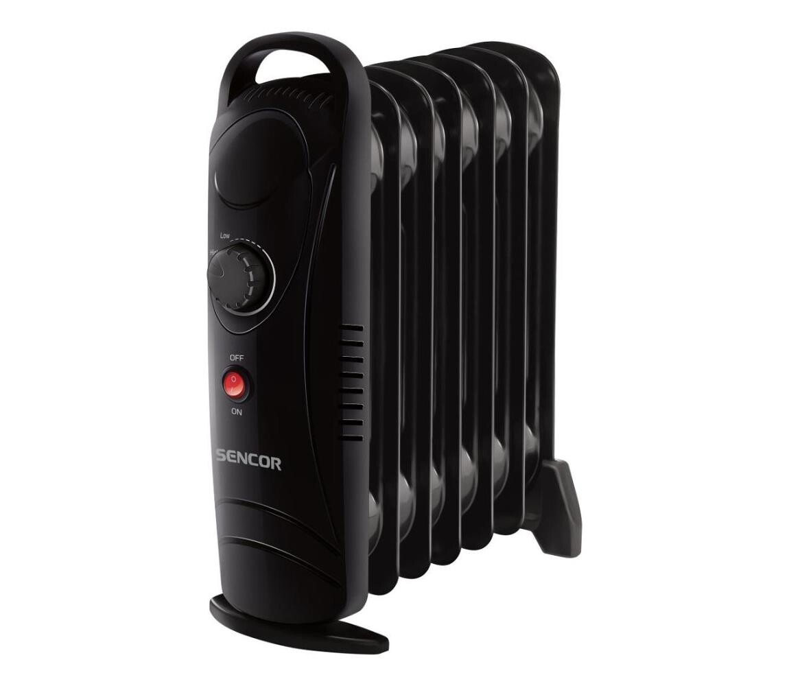 Sencor - Olejový ohřívač s 7 žebry 700W/230V černá 41005432