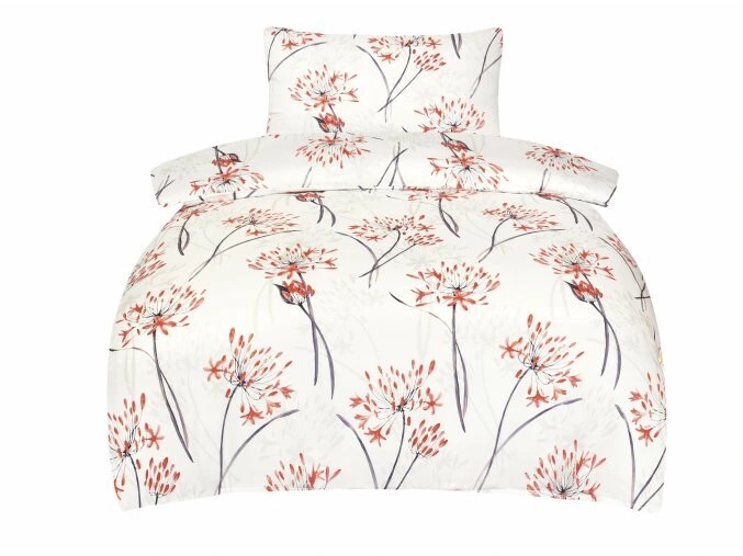 Jahu Bavlněné saténové povlečení Deluxe 140x200 + 70x90 cm - Adeline