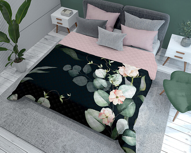 Detexpol Luxusní přehoz na postel 220x240 cm - Růže