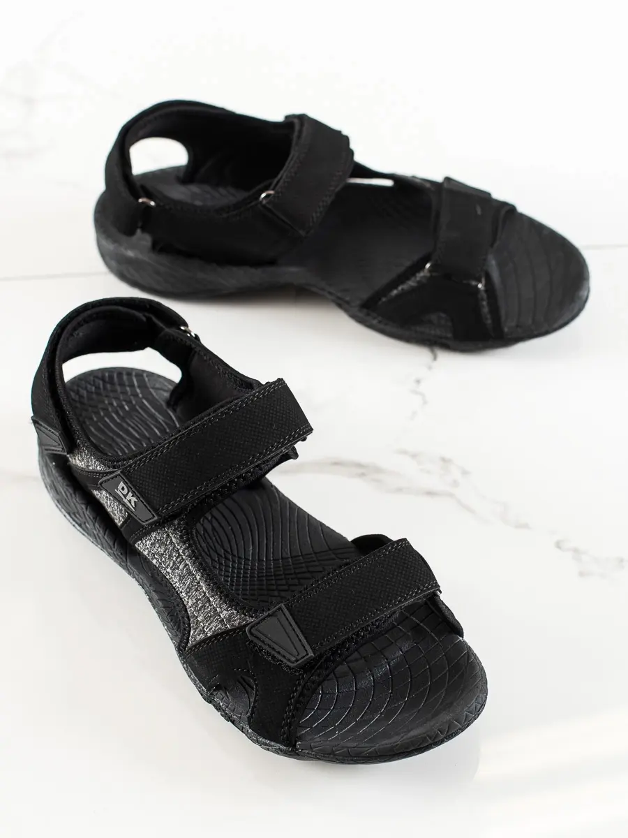 Krásné sandály pánské černé bez podpatku