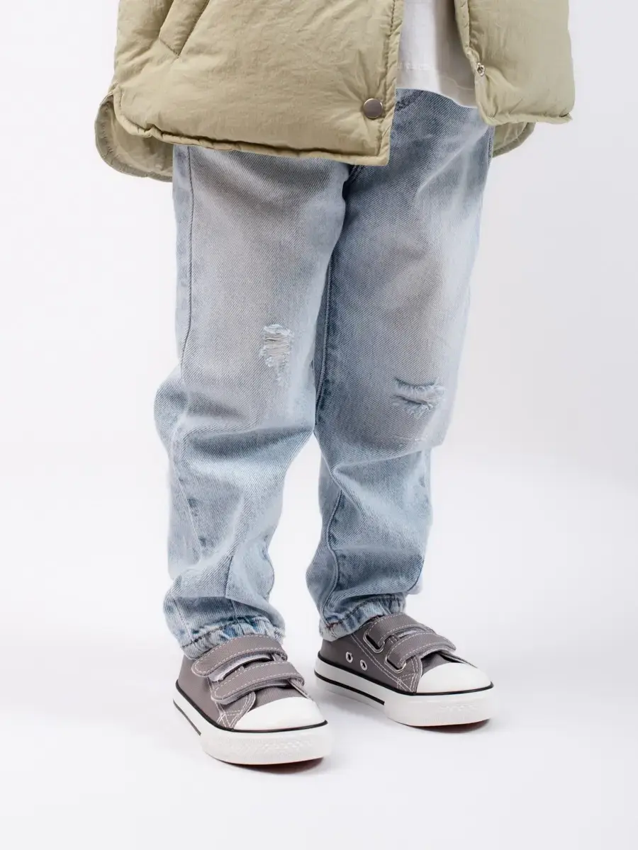 Krásné dětské tenisky šedé