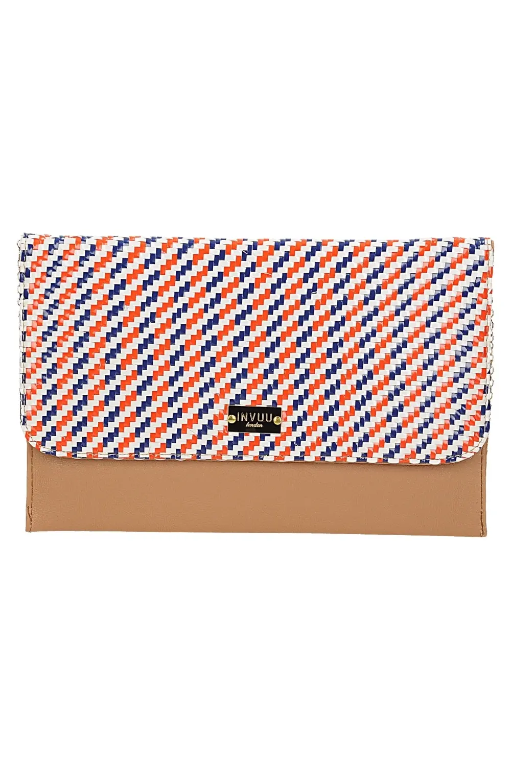 Trendy béžové dámské psaníčko 5Z7U3